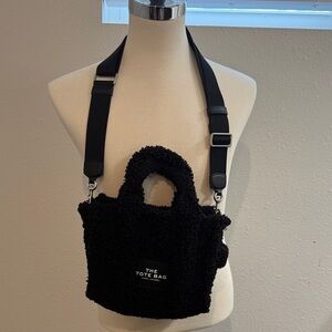 Marc Jacobs Black Textured Tote Bag